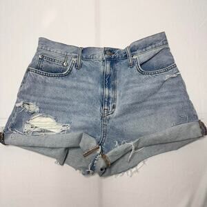 MadeWell The Mom Shorts MIDIs Denim Shorts Perfect For Summer Waist Size 30
